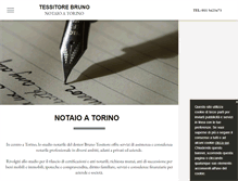 Tablet Screenshot of notaiotessitore.com
